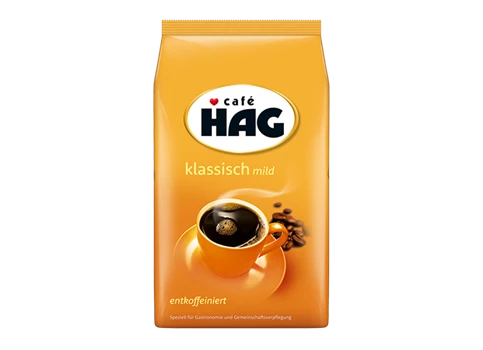 Abbildung des Packshots des Jacobs Professional Produkt Café HAG Klassisch Mild, 0,5kg Bohnenkaffee