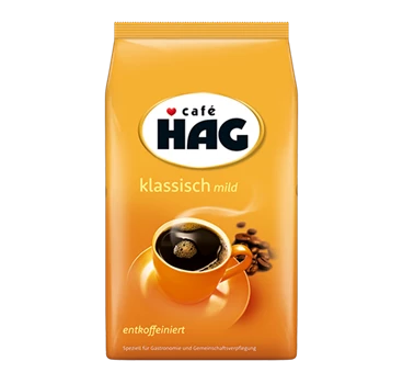 Abbildung des Packshots des Jacobs Professional Produkt Café HAG Klassisch Mild, 0,5kg Bohnenkaffee