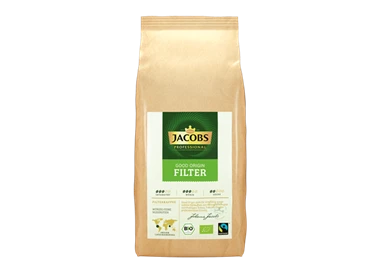 Abbildung des Packshots des Jacobs Professional Produkt Jacobs Good Origin Filter, 1kg Filterkaffee