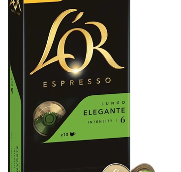 Abbildung des Packshots des Jacobs Professional Produkt L'OR Lungo Elegante 6, 10 Kapseln