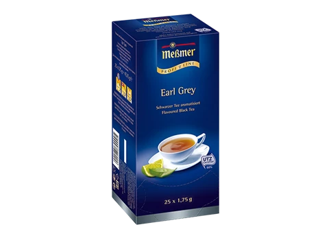 Abbildung des Packshots des Jacobs Professional Produkt Meßmer Earl Grey, Schwarzer Tee, 6 Packungen à 25 Beutel