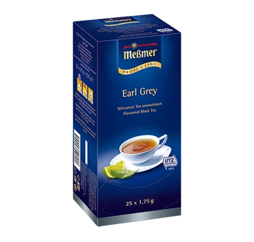 Abbildung des Packshots des Jacobs Professional Produkt Meßmer Earl Grey, Schwarzer Tee, 6 Packungen à 25 Beutel