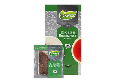 Abbildung des Packshots des Jacobs Professional Produkt Pickwick English Breakfast, Schwarzer Tee, 3 Packungen à 25 Beutel