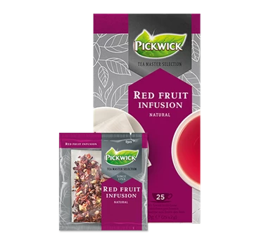 Abbildung des Packshots des Jacobs Professional Produkt Pickwick Red Fruit Infusion, Früchtetee, 3 Packungen à 25 Beutel