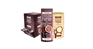 Abbildung von Cocoa Fantasy Kakao Produkten